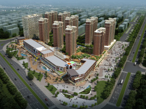 city shopping mall 115 3D Model