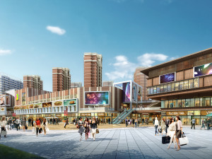 city shopping mall 115 3D Model