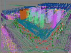 city shopping mall 115 3D Model