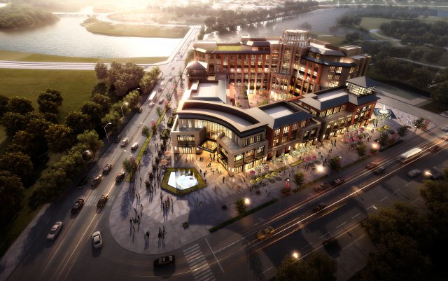city shopping mall 119 3D Model .c4d .max .obj .3ds .fbx .stl .blend 