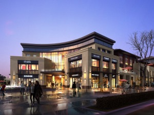 city shopping mall 119 3D Model