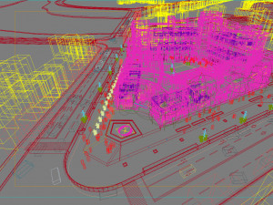 city shopping mall 119 3D Model