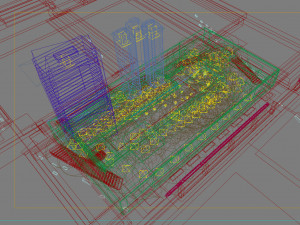 city shopping mall 121 3D Model