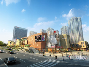 city shopping mall 123 3D Model