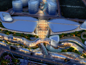 city shopping mall 129 3D Model