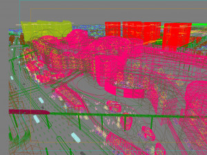 city shopping mall 129 3D Model