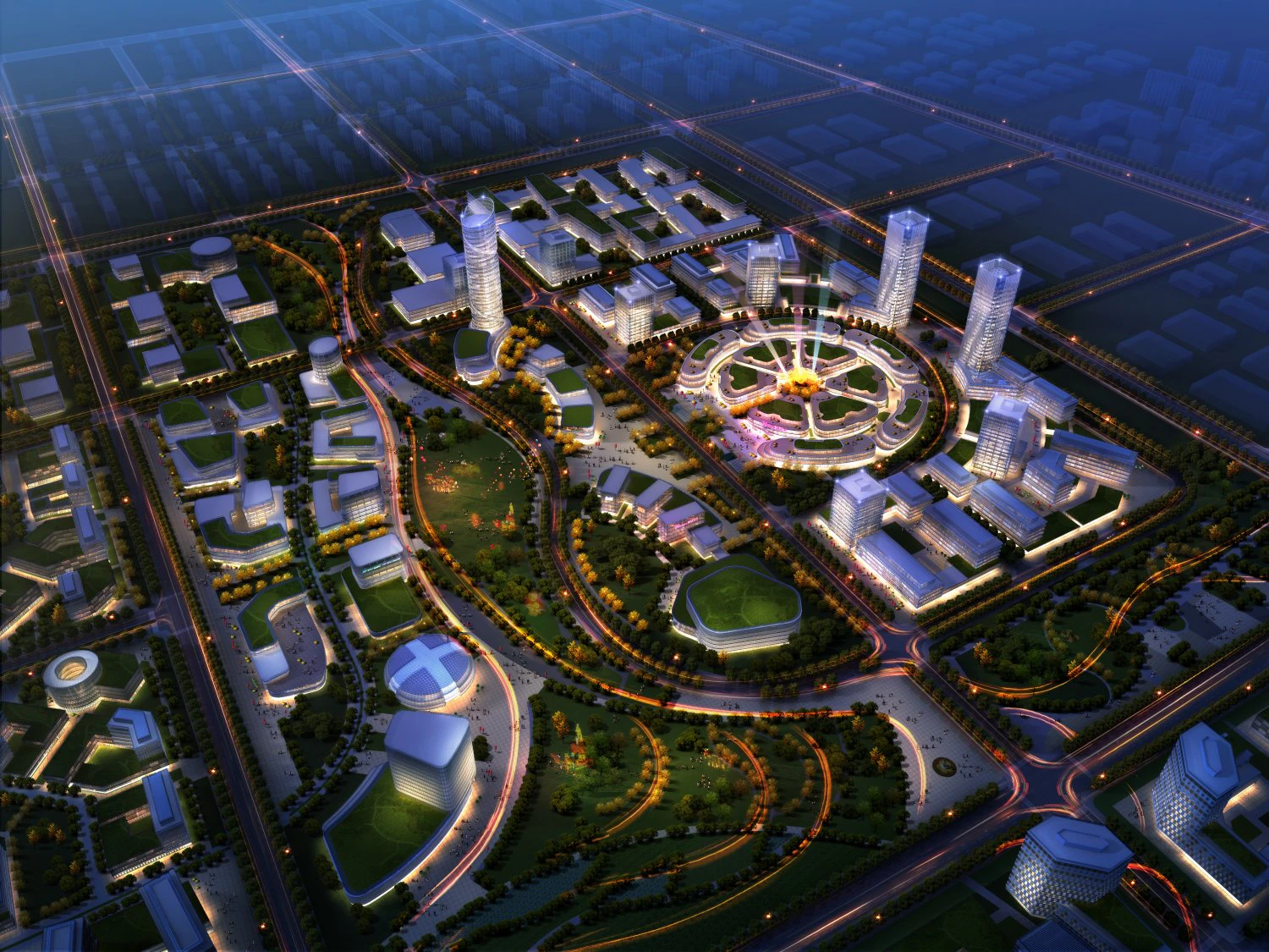 city planning 073 3D Model .c4d .max .obj .3ds .fbx .stl .blend