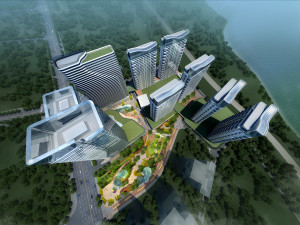 city shopping mall 108 3D मॉडल