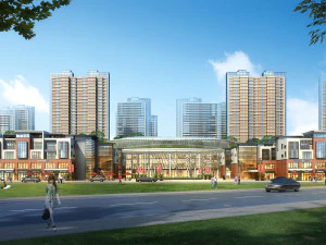 city shopping mall 109 3D Model