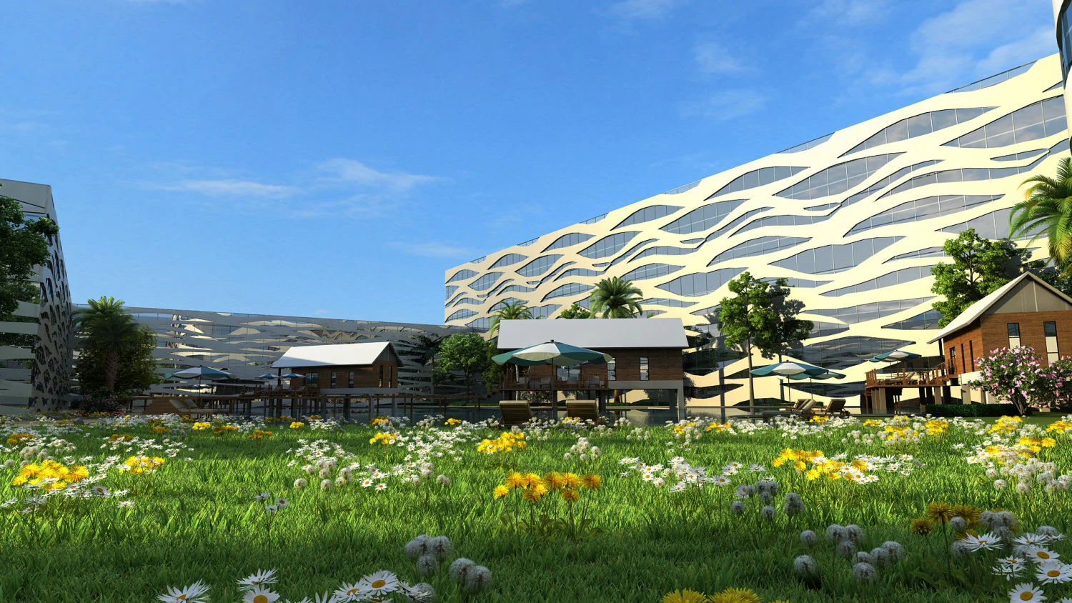 community scenery 002 3D Model .c4d .max .obj .3ds .fbx .stl .blend 