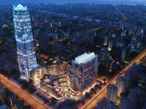 downtown shopping mall 003 3D Model