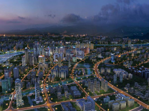 downtown shopping mall 005 3D Model