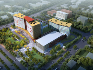hospital building 006 Model 3D