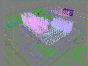 hospital building 006 3D Модель