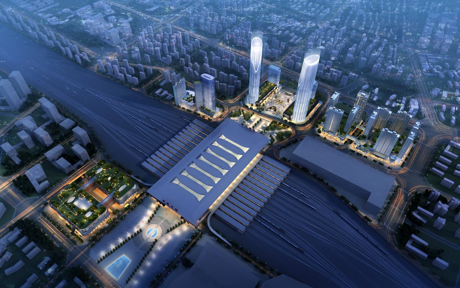 railway terminal 008 3D Model .c4d .max .obj .3ds .fbx .stl .blend 
