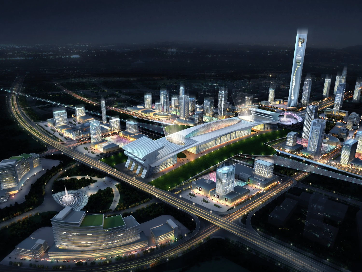 railway terminal 009 3D Model .c4d .max .obj .3ds .fbx .stl .blend 