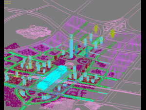 railway terminal 009 3D Модель
