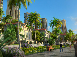 residential area 02 Modèle 3D