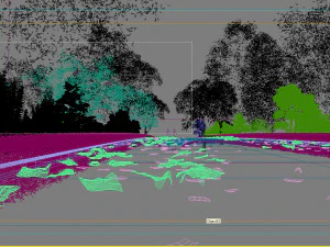 residential area road 01 3D Model