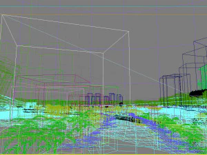 residential area road 02 3D Model