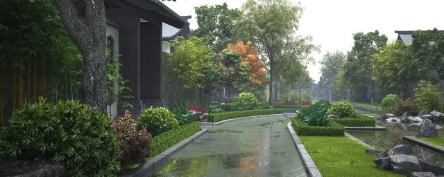 residential area 03 3D मॉडल .c4d .max .obj .3ds .fbx .stl .blend 