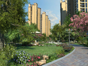 residential area road 04 3D Model
