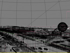 residential area road 06 3D Model