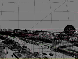 residential area road 06 3D Model