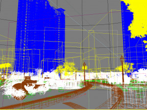 residential area road 06 3D Model