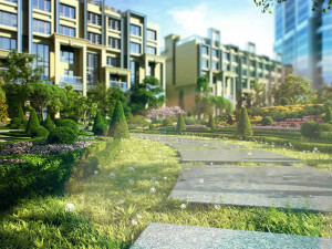 residential area road 08 Modelo 3D