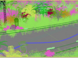 residential area road 15 Modelo 3D