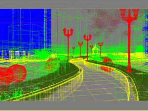residential area road 12 3D 모델