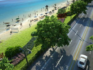 residential area road 17 3D Model