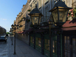 residential area road 17 Modèle 3D