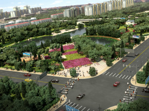 residential area road 22 3D Model