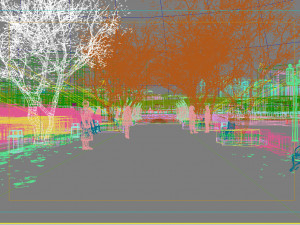 residential area road 22 Modello 3D