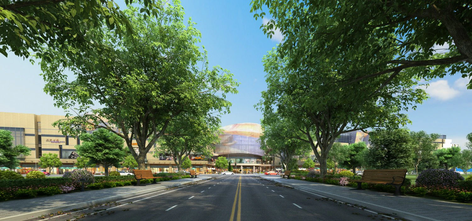 residential area road 25 3D Model .c4d .max .obj .3ds .fbx .stl .blend