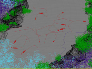 residential community garden scenery 06 3D Model