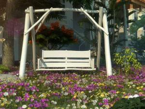 paisaje de jard&iacute;n comunitario residencial 08 Modelo 3D