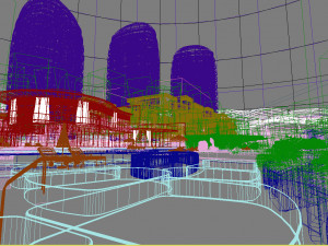 residential community garden scenery 10 Modèle 3D