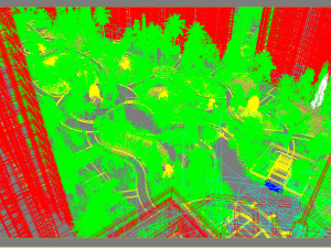 residential community garden scenery 13 3D Model