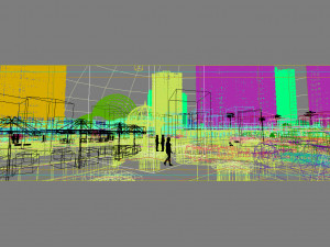 residential community landscape 06 Modelo 3D