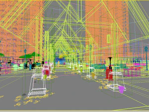 residential community landscape 09 3D Model