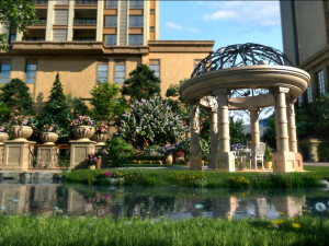 residential community landscape 112 Modèle 3D