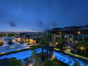 residential community landscape 115 Model 3D