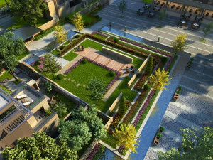 주거 커뮤니티 경관 116 3D 모델