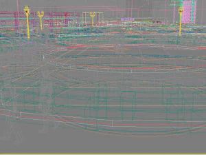 residential community landscape 13 3D Model