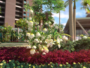 residential community landscape 14 3D Model