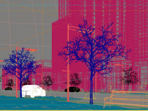residential community landscape 15 3D Модель