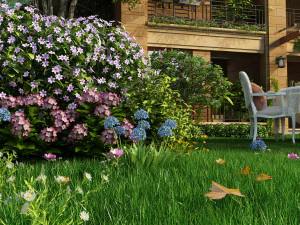 residential community landscape 27 3D Model